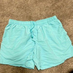 Columbia Womens River Shorts Turquoise blue dry fit shorts
